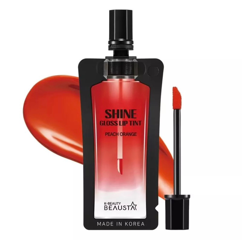 BEAUSTA SHINE GLOSS LIP TINT ลิป บิวสตา เชอร์รี่ 4 มล. สี Cherry Red