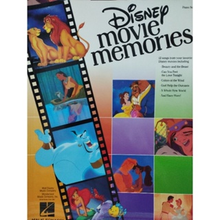 DISNEY MOVIE MEMORIES PIANO SOLO (HAL)073999543681