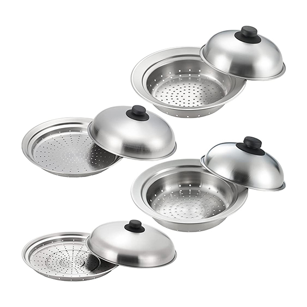 Yoshikawa Food Steamer Steam Cooker on pot With lid made in Japan Small