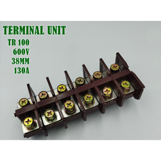 (ราคายกกล่อง 12ชิ้น) TR 100 TERMINAL UNIT เทอร์มินอลต่อสายขนาด 38mm² 600V 130A