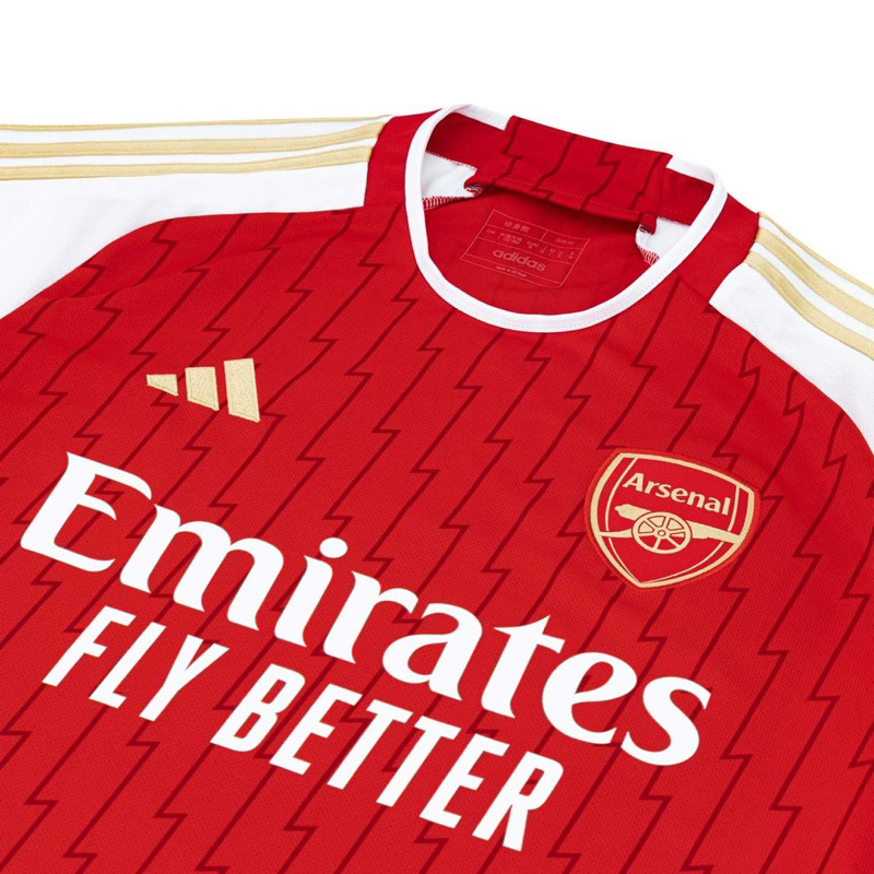 เสื้ออาเซน่อล-ของแท้-ตัวล่าสุด-adidas-arsenal-2023-2024-home-replica-jersey-betsca-white