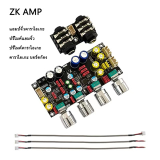 ZK AMP แอมป์จิ๋วคาราโอเกะ ปรีไมค์แอมจิ๋ว ปรีไมค์คาราโอเกะ คาราโอเกะ บอร์ดก้อง ไมค์โครโฟน K ร้องเพลง พรีเอฟเฟคบอ