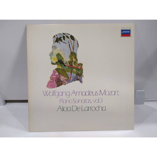 1LP Vinyl Records แผ่นเสียงไวนิล Wolfgang Amadeus Mozart Piano Sonatas, vol.3 Alicia De Larrocha  (J16D106)