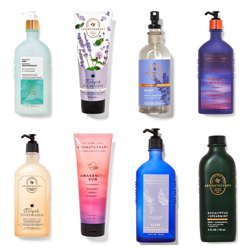 🌸 แท้💯 Aromatherapy bath&body works cream lotion mist AWAKENING SUN