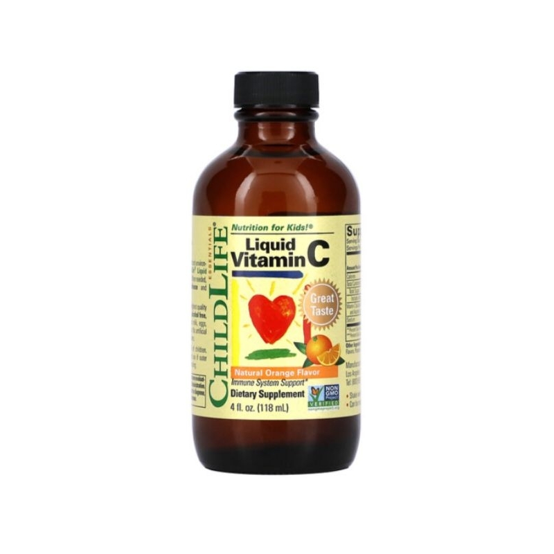 พร้อมส่ง-childlife-essentials-liquid-vitamin-c-natural-orange-4-fl-oz-118-5-ml