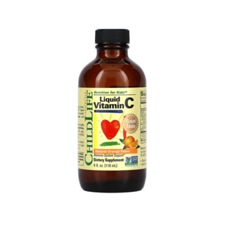 (พร้อมส่ง) ChildLife Essentials, Liquid Vitamin C, Natural Orange, 4 fl oz (118.5 ml)