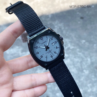 🎁CASIO STANDARD MTP-E715C-8A ของแท้ 100% พร้อมส่ง ประกัน 1 ปี