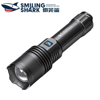 Smilingshark SD5212 ไฟฉาย led 6000lumens Type-C ซูมได้ 4 โหมด กันน้ํา สําหรับตั้งแคมป์ เดินป่า ล่าสัตว์ ทํางาน