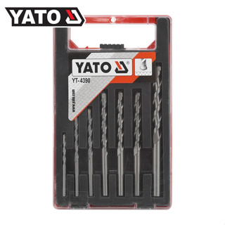 YATO YT-4390 ชุดดอกสว่านเจาะปูน 7 ตัวชุด (Ø 4 - 12 mm)