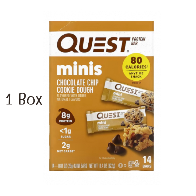 quest-nutrition-mini-protein-bars-cookies-amp-cream-chocolate-chip-cookie-dough-1box-ขายยกกล่อง-กรุณาเลือกรสชาต