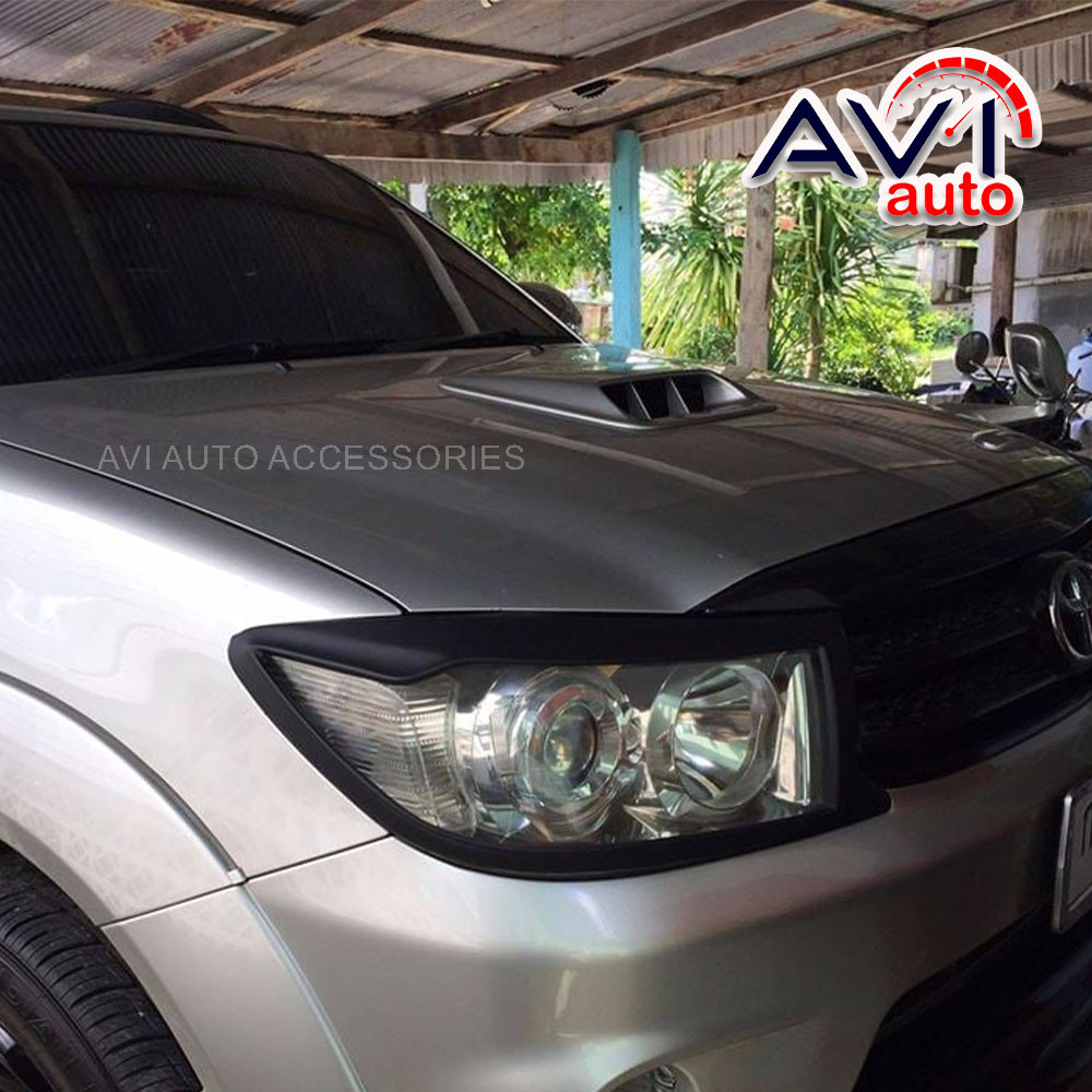 ครอบไฟหน้า-ครอบไฟท้าย-toyota-fortuner-2009-2010-สีดำด้าน