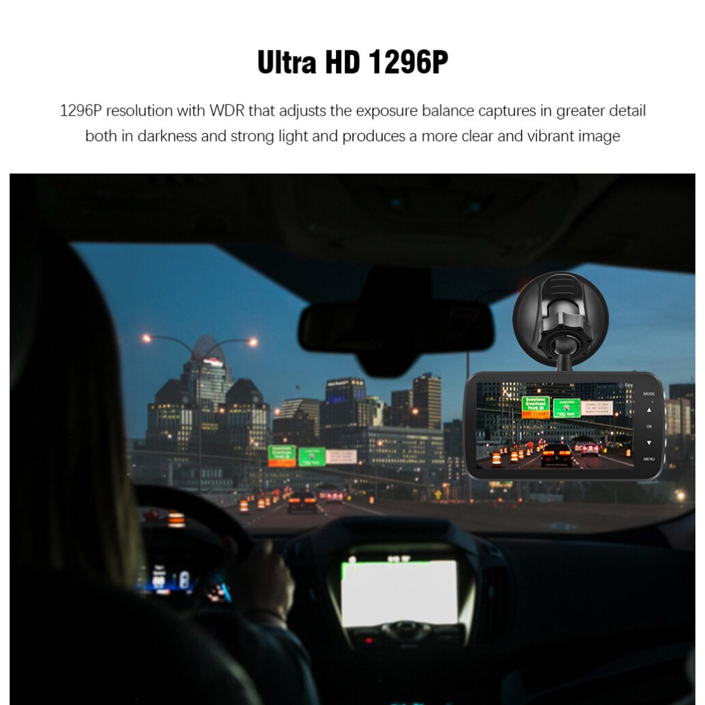 กล้องติดรถหน้าหลัง-ระบบสัมผัสหน้าจอ-dashcam-superhd-1296p-ชัดสุด-ๆ-กลางคืนชัดแจ๋ว