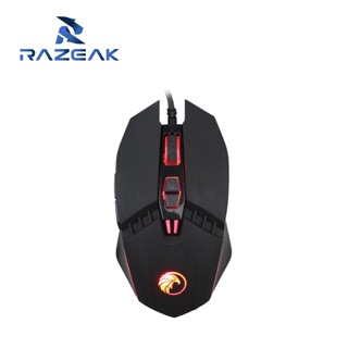 สินค้า Razeak RM-072 เมาส์เกมมิ่ Gaming Mouse  ไฟ 7สี รับประกันสินค้า 2 ปี