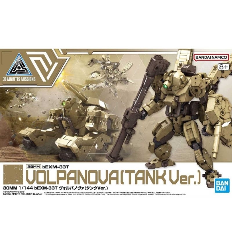 30mm-1-144-bexm-33t-volpanova-tank-ver-ลิขสิทธิ์แท้-bandai-สินค้าเป็นของใหม่ยังไม่ประกอบ-มีพร้อมส่ง