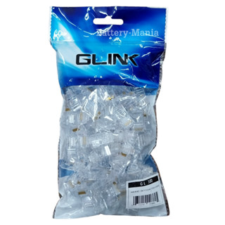 Glink หัวแลน RJ-45 CAT5 รุ่น GL380 ห่อละ 100 ตัว ออกใบกำกับภาษีได้ batterymania