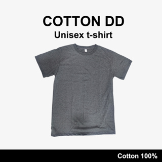 เสื้อยืด ท็อปดำ คอกลม เนื้อนุ่มใส่สบาย Unisex t-shirt cotton100% สินค้าพร้อมส่ง