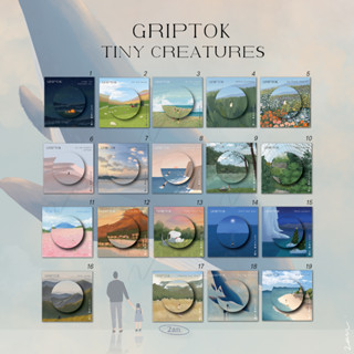 Tiny Creatures griptok | ที่ติดหลังโทรศัพท์ กริปต่อก phone holder ลายวิว ธรรมชาติ ดอกไม้ 2an.