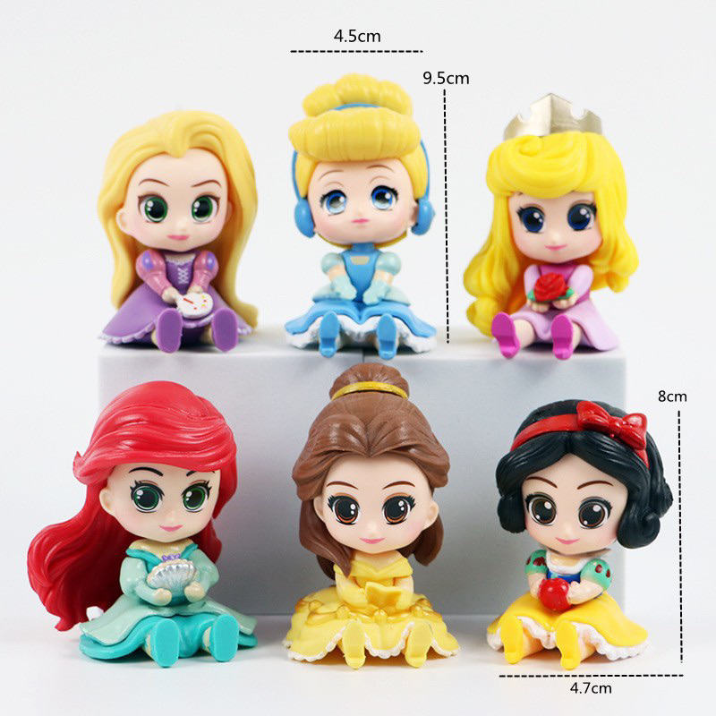 พร้อมส่งในไทย-โมเดลเจ้าหญิง-princess-disney-ยกset499บาท