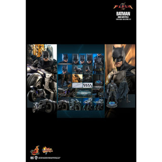 พรีออเดอร์ HOT TOYS MMS705 THE FLASH BATMAN AND BATCYCLE 1/6TH SCALE COLLECTIBLE FIGURE SET