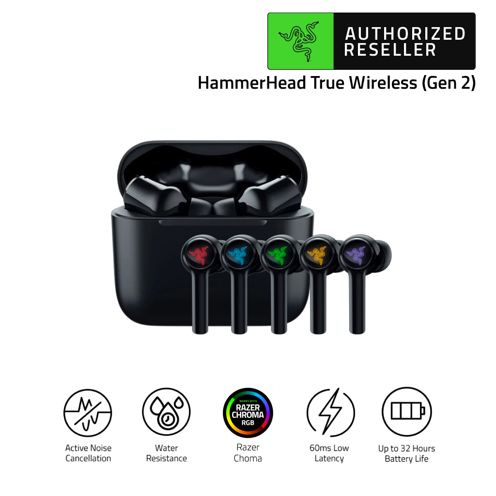 Razer レイザー Hammerhead True Wireless X - イヤホン