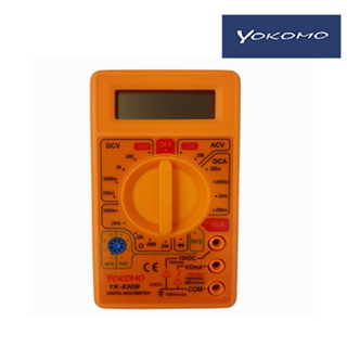 YOKOMO มัลติมิเตอร์แบบดิจิตอล รุ่น DT830B เป็นเครื่องมือวัดปริมาณทางไฟฟ้าหลายประเภทรวมอยู่ในเครื่องเดียวกัน