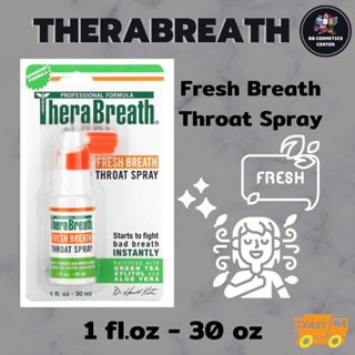 TheraBreath Fresh Breath Professional Formula Throat Spray with Green Tea, 30 ml