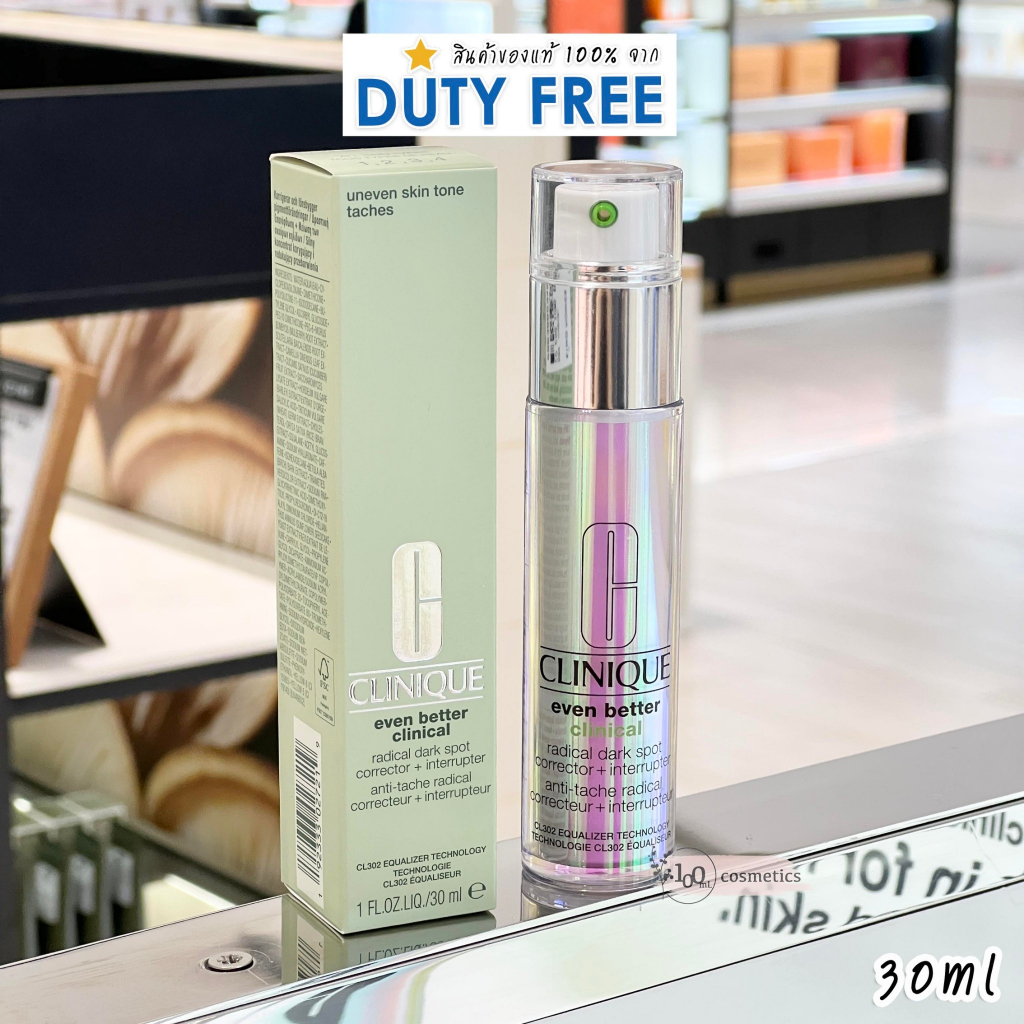 clinique-ป้ายคิง-even-better-clinical-radical-dark-spot-corrector-interrupter-30ml-คลินิก-สินค้าจาก-dutyfree