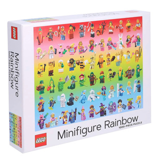 จิ๊กซอว์ 1000 ชิ้น (ลิขสิทธิ์แท้) LEGO Minifigure Rainbow 1000-Piece Puzzle