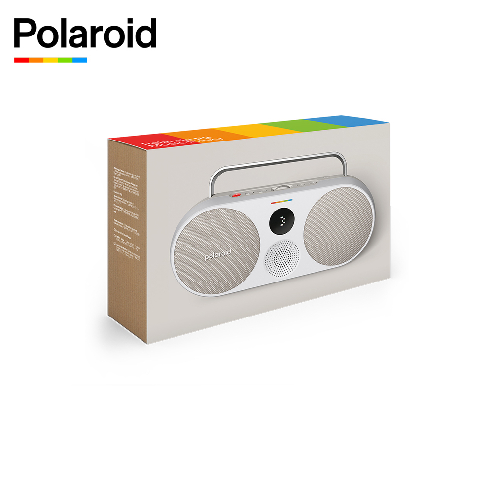 polaroid-player-p3-speaker-bluetooth-gray-black-yellow-red-blue-สีเทา-สีดำ-สีเหลือง-สีแดง-สีฟ้า-กันน้ำ