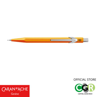 ดินสอกด 0.7 mm CARAN DACHE Orange 844 FLUO LINE Mechanical Pencil # 844.030