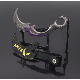 💥 โมเดลมีด VALORANT SKIN Reaver Karambit มีด Reaver Karambit VALORANT พร้อมซองหนัง