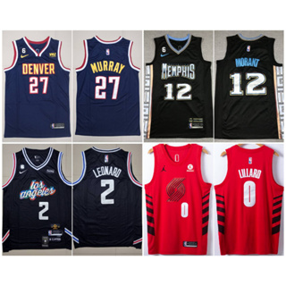 เสื้อบาสเกตบอล NBA Basketball Jersey - J.Murray, Kawhi, Rose, Ja Morant, Zion, Lillard สำหรับเล่นกีฬา บาส, แฟชั่น