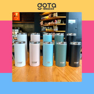 Gota&amp; TYESO Thermos Cup ถ้วยน้ำแบบพกพาที่มีสไตล์และกะทัดรัด