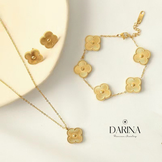 Golden Lucky Set Darina Jewelry DRS0005 ✨พร้อมกล่องเครื่องประดับ เขียนการ์ดได้