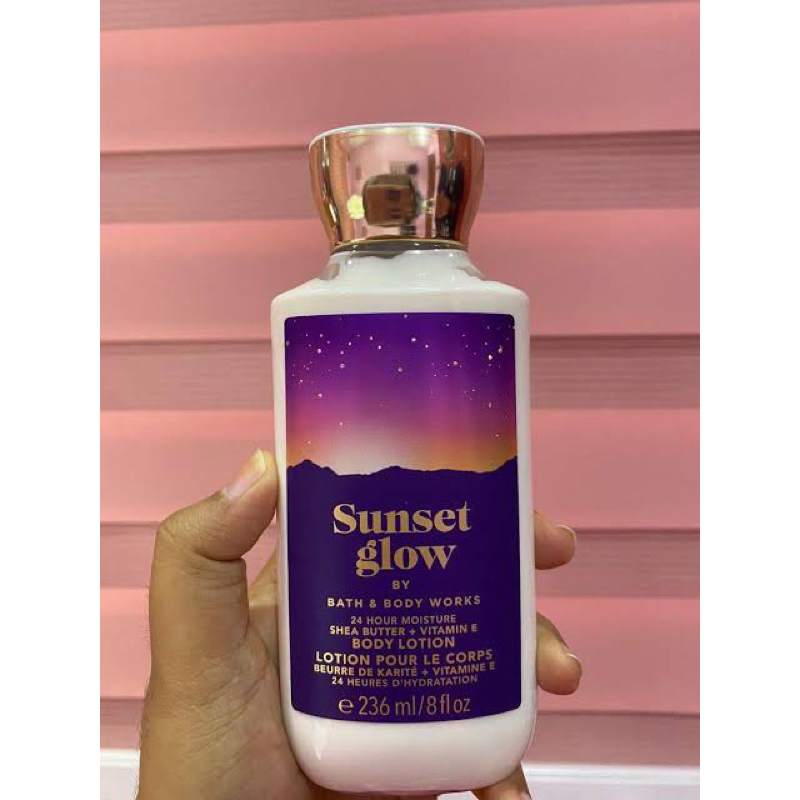 bath-and-body-works-sunset-glow-super-smooth-lotion-236ml-ของแท้