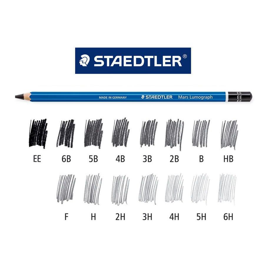 staedtler-mars-lumograph-ee-b-ดินสอดำ-ee-b-ดินสอสำหรับงาน-drawing-วาดภาพ-staedtler