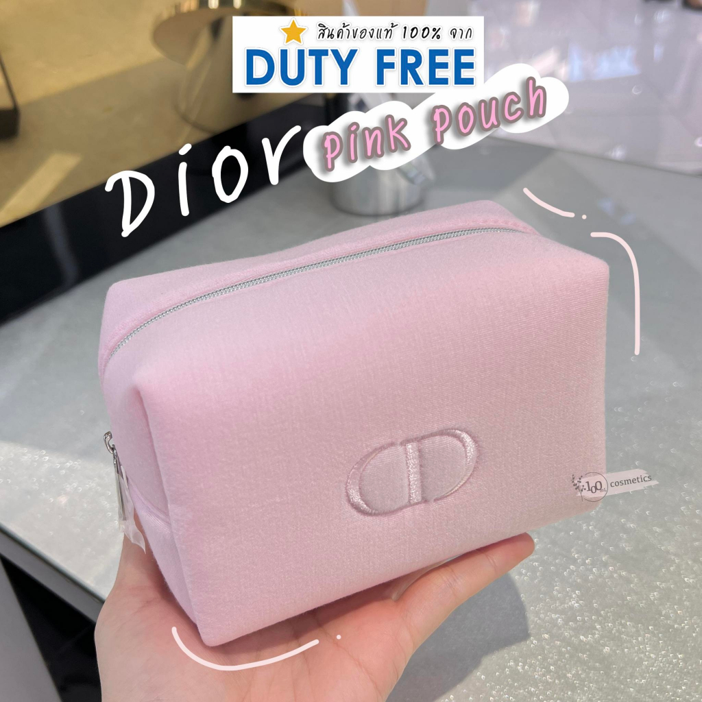 dior-pink-pouch-ป้ายคิง-กระเป๋าสีชมพูอ่อนใส่เครื่องสำอางจากดิออร์-จาก-king-power