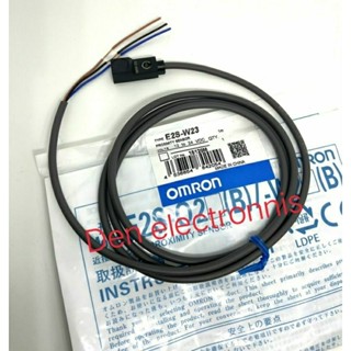 Omron E2S-W23 PROXIMITY SENSOR 12-24VDC  1M (ของใหม่) ระยะ2.5mm 3สาย ชนิด NPN-NO