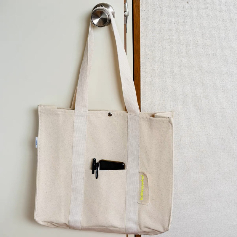 กระเป๋าสะพายข้าง-100-cotton-canvas-tote-bag