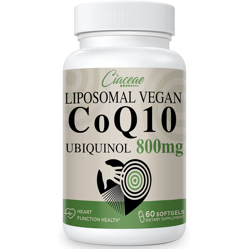 Liposomal CoQ10 800mg Ubiquinol Softgel, Max Absorption Ubiquinol