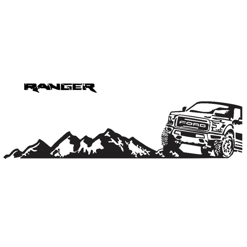 มาใหม่-สติกเกอร์ติดฝาท้าย-ford-ranger-อุปกรณ์แต่งรถ-สติกเกอร์