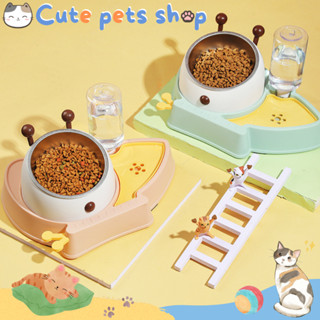 ชามอาหารสัตว์ ชามอาหารแมว ชามอาหารสุนัข cat food bowl ชามหมา ชามแมว ถ้วยอาหารแมว ถ้วยใส่อาหารแมว วัสดุPP จานข้าว ราคาถูก