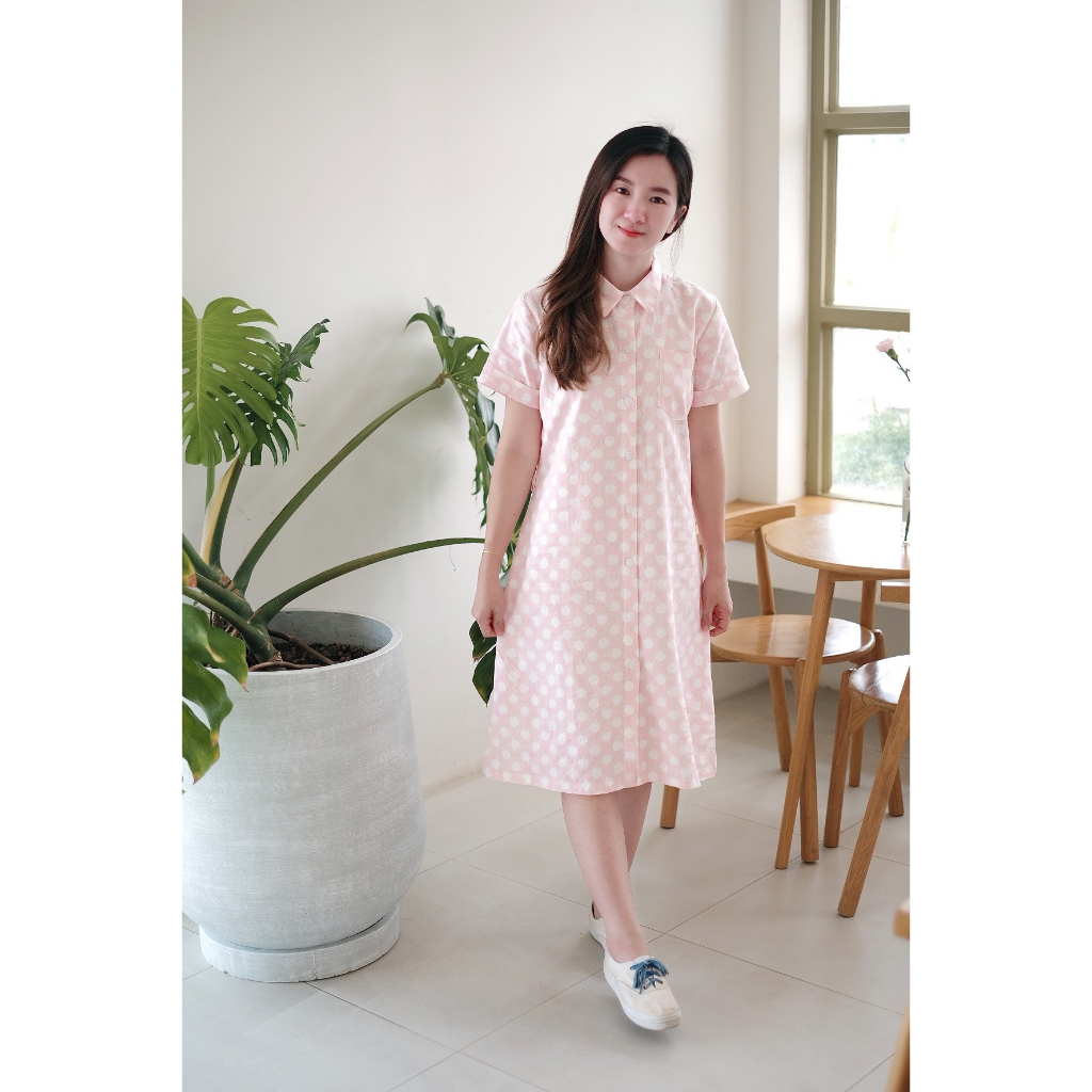 pink-polka-dot-mom-dress