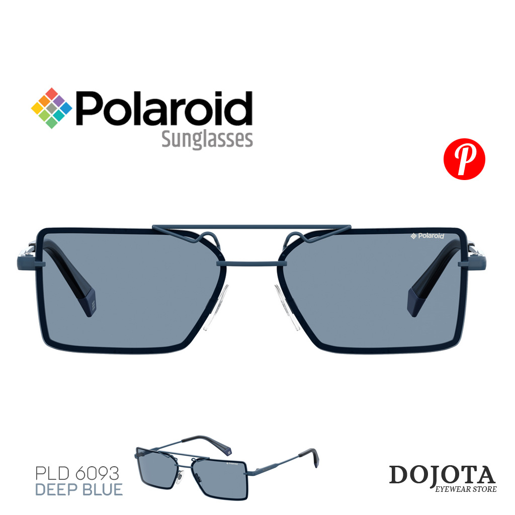 พร้อมส่ง-แว่นกันแดด-polaroid-รุ่น-pld6093-ทรงเหลี่ยม-เลนส์โพลาราไรซ์-ตัดแสงสะท้อน