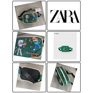 💥New Arrival💥 Zara กระเป๋าคาดอก ลาย Minecraft สุตฮิต ของแท้