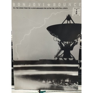 BON JOVI - BOUNCE GUITAR TAB (MSL)9780711998223