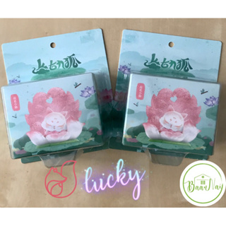 ❣️พร้อมส่ง❣️Ancient Nine Foxes-Lotus Angleโมเดลจิ้งจอกเก้าหางนางฟ้าดอกบัวนำโชค 🦊ของใหม่ไม่แกะห่อฟรอย์แต่เปิดกล่องดูการ์ด