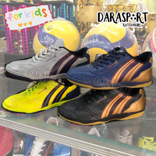 [พร้อมส่ง ไซซ์ 32-38] 5 สี รองเท้าฟุตซอลเด็กแพน futsal for kids PANรุ่น VIGOR X Jr. / PF14JB