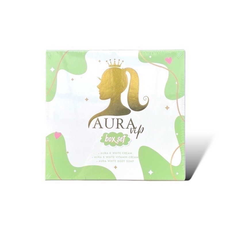 ครีม-ออร่า-เคไวท์-aura-vip-เซต-3-ชิ้น-ช่วยลดรอยแตกลายของผิว