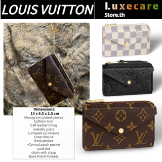 ถูกที่สุด ของแท้ 100%/หลุยส์ วิตตองLouis Vuitton RECTO VERSO Card Holder/Wallet ที่ใส่บัตร/กระเป๋าสตางค์